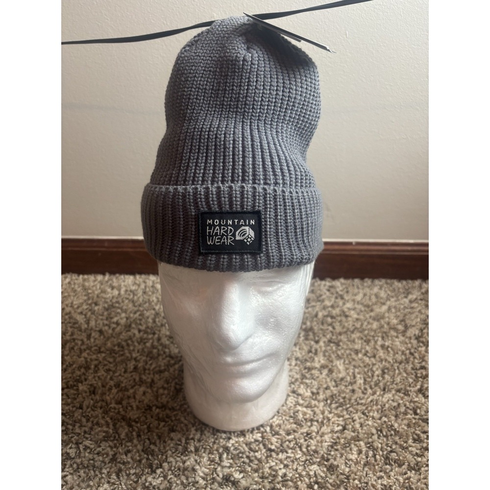 MOUNTAIN HARDWEAR Fleece Lined Beanie Winter Hat Cabin To Curb Gray Unisex NEW
